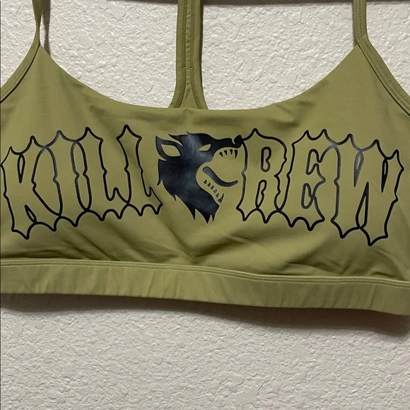 Kill Crew Women's Sport Bra. Lot of Two- One Black And One Olive. Size XXL. - Picture 8 of 10